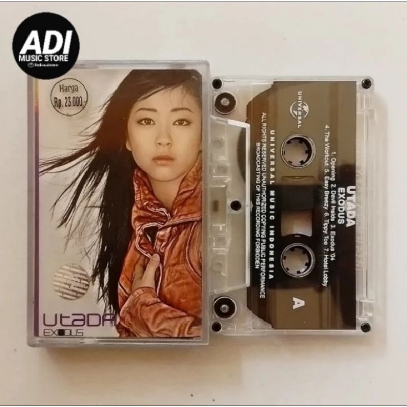 USED Utada Hikaru - Exodus (Kaset Tape Pita)