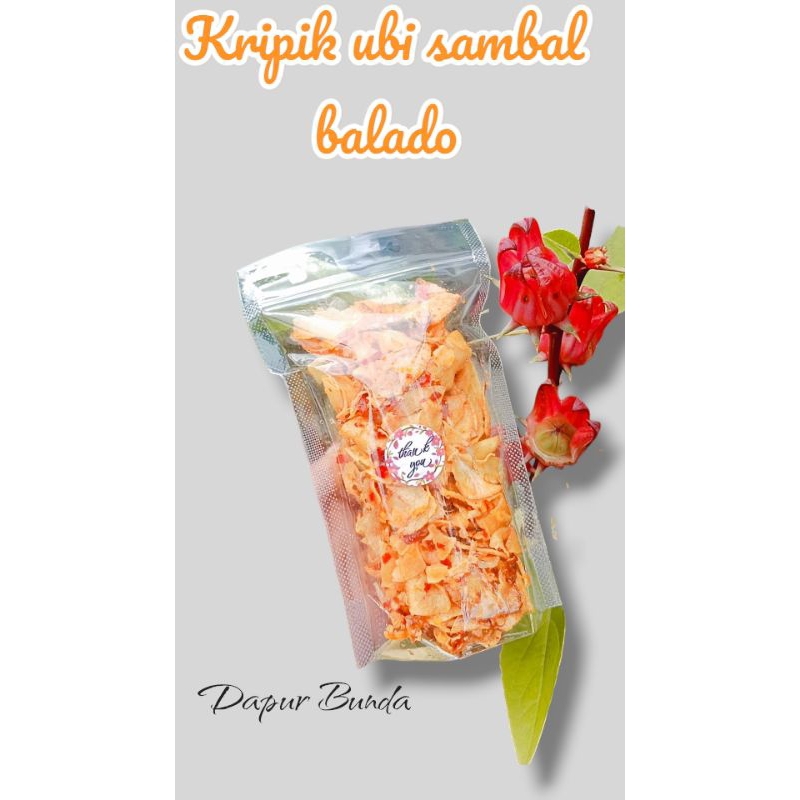 

kripik ubi sambal balado teri medan