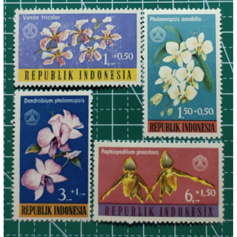 

Prangko lawas Indonesia Anggrek THN 1962