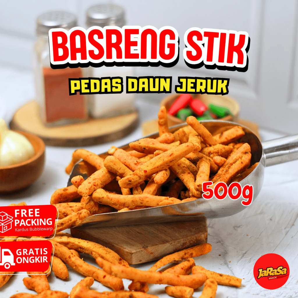 

BASRENG STIK PEDAS DAUN JERUK 500 GRAM