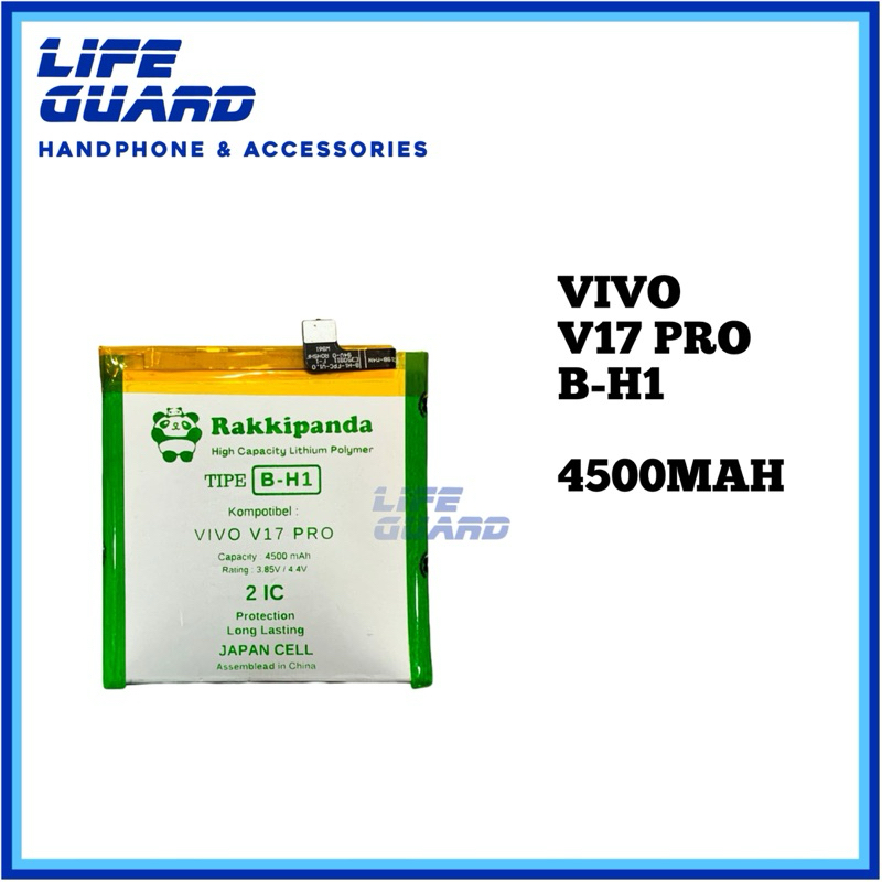 BATERAI RAKKIPANDA VIVO V17 PRO B-H1 BATRE DOUBLE IC