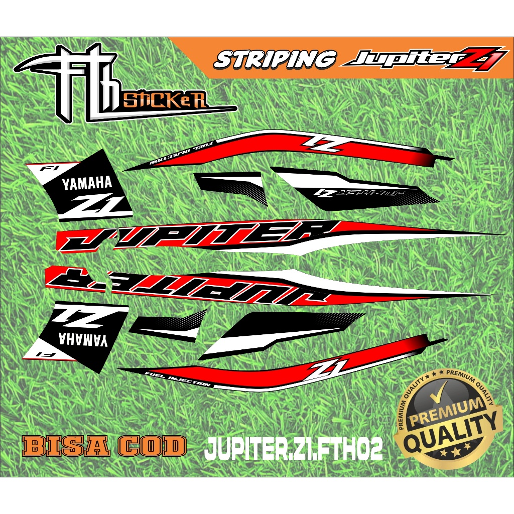 Striping JUPITER Z1 VYNIL DAN HOLOGRAM - Stiker JUPITER Z1 List Variasi Motor STIKER DECAL JUPITER Z