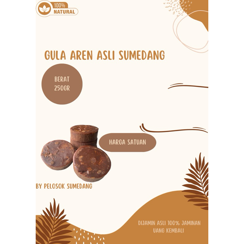 

Gula Aren Kawung Asli Sumedang 250Gram