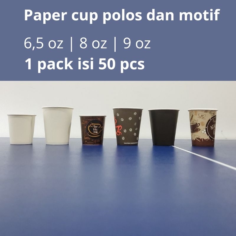 Paper cup 6,5 oz 8 oz 9 oz | paper cup 8 oz | paper cup 6,5 oz | gelas paper cup pesta | paper cup m