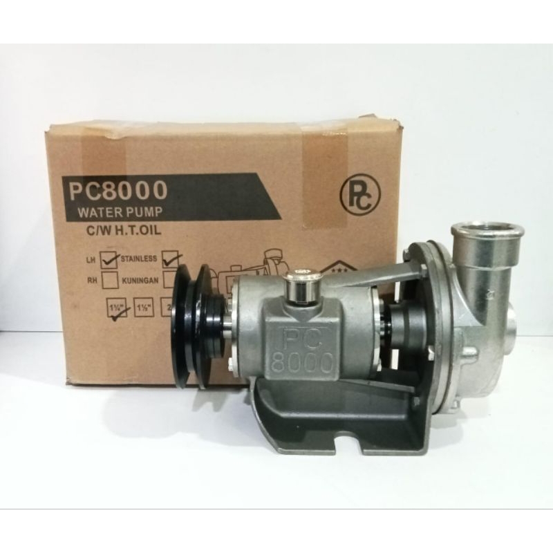 Pompa keong PS8000 2inchi - Stainless Steel - Waterpump PC8000 2in SS