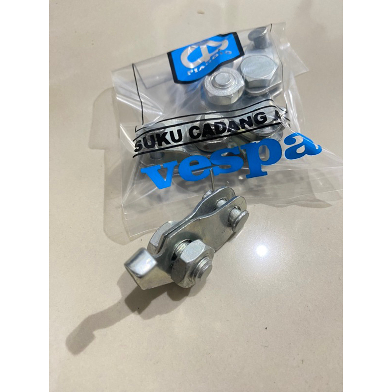 klem kabel rem belakang vespa