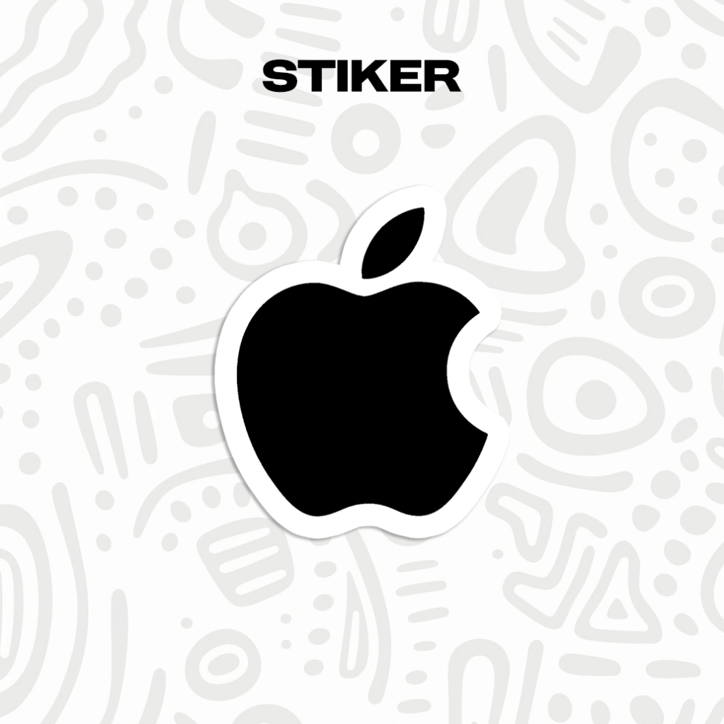 

[] STIKER APPLE / IPHONE / TANPA MINIMAL / STIKER MURAH / STIKER KEREN / STIKER VIRAL / STIKER AESTHETIC