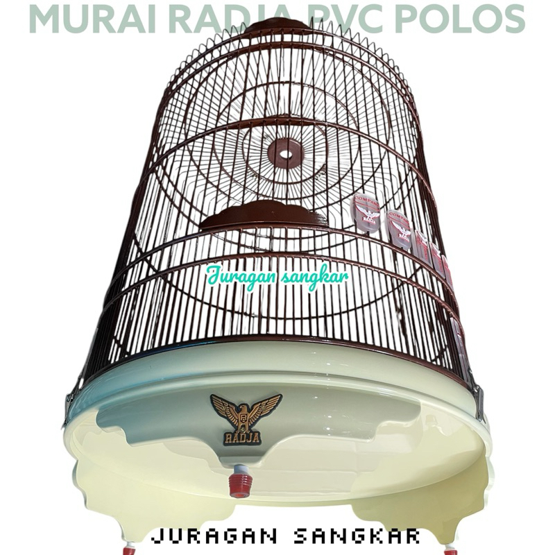SANGKAR KANDANG MURAI RADJA PVC DECAL POLOS