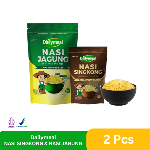 

Dailymeal - Bundle Nasi Jagung 1 kg & Nasi Singkong 500gr