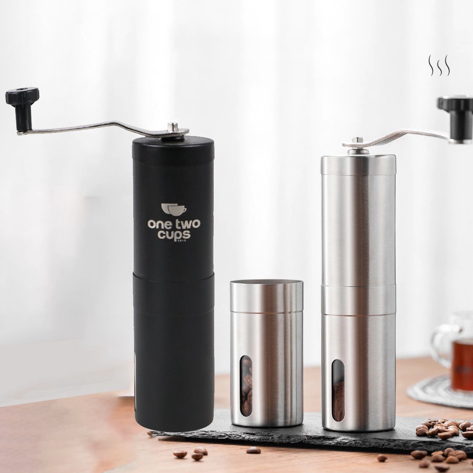 Best Testimoni  Grinder Alat Penggiling Kopi Perak Mini Baja Nirkarat Manual Buatan Tangan Penggilin