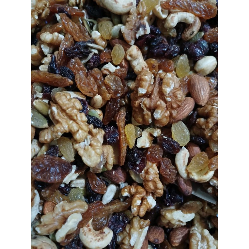 

Cemilan Sehat Trail Mix All Kemasan Camilan Kacang Kacangan/ Aneka Kacang Kacangan