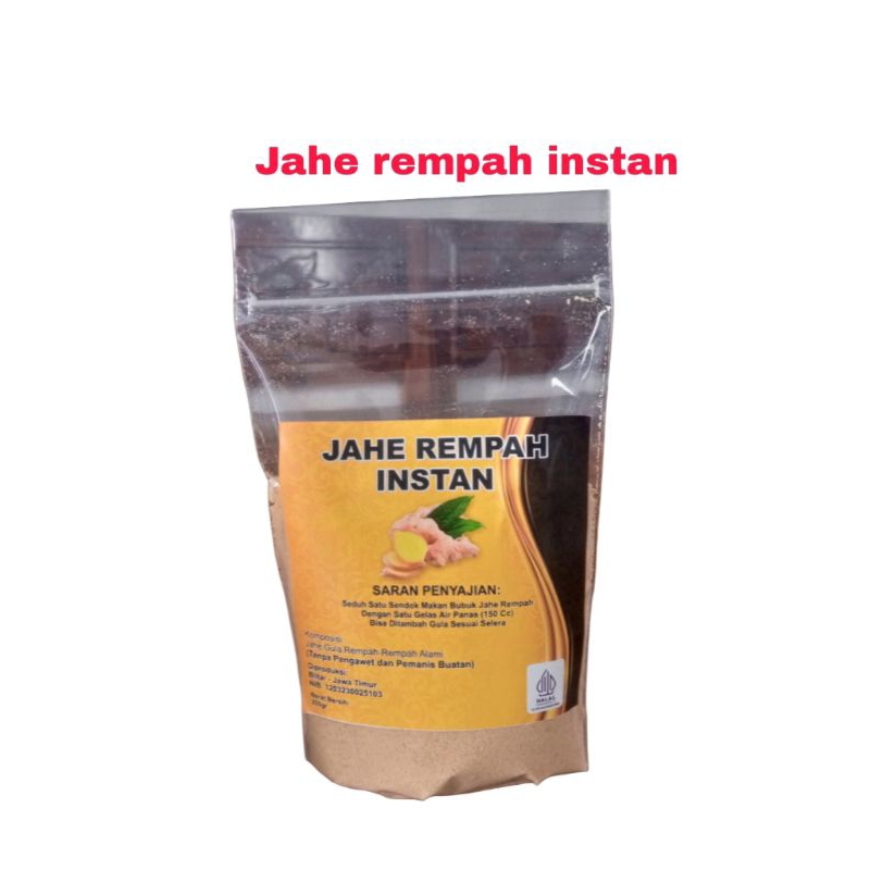 

Jahe rempah instan tanpa pemanis buatan 500g