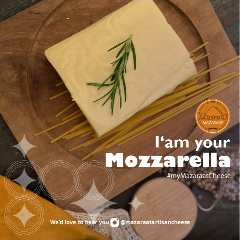 

Keju Mozzarella Full Fat Mazaraat