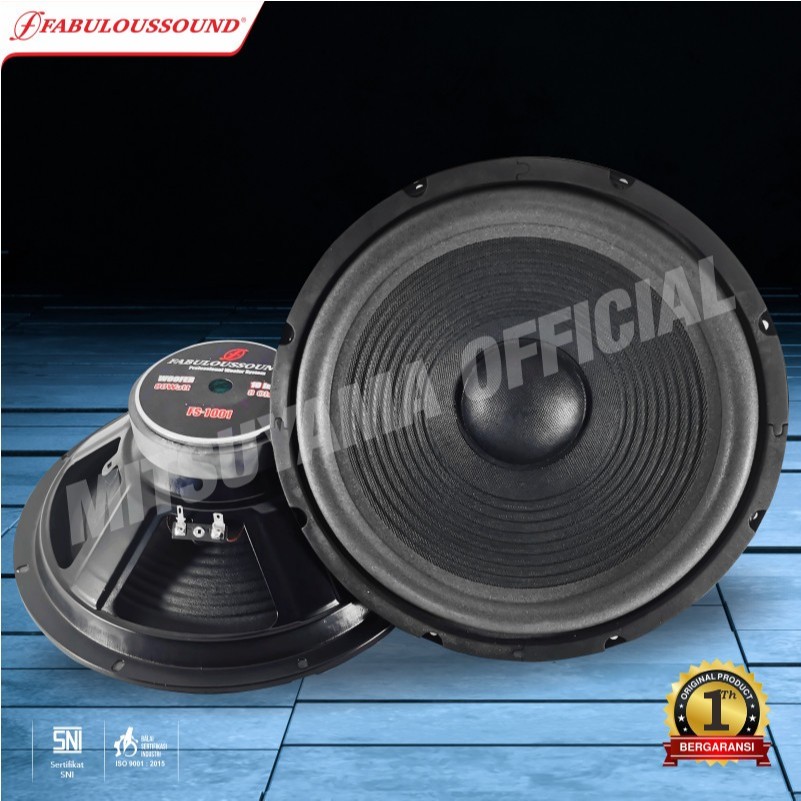 Speaker 10" Subwoofer 200 Watt Fabuloussound (FS-1004 DM)