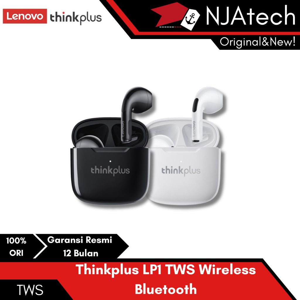 Thinkplus Lenovo LP1 TWS Wireless Bluetooth Earphone Earbuds lp1
