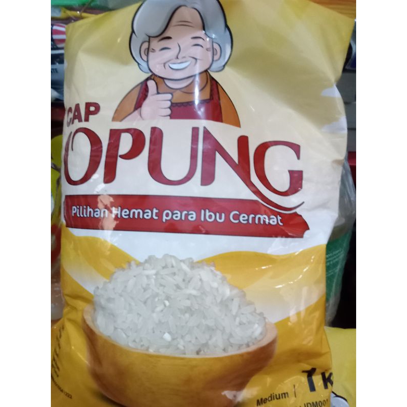 

beras cap opung kemasan 1 kg