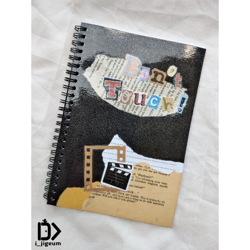 

(HANDMADE | SUDAH LAMINASI) Black Notebook | Buku Tulis | Journal Cover Scrapbook Aesthetic | Vintage | Buku catatan jurnal