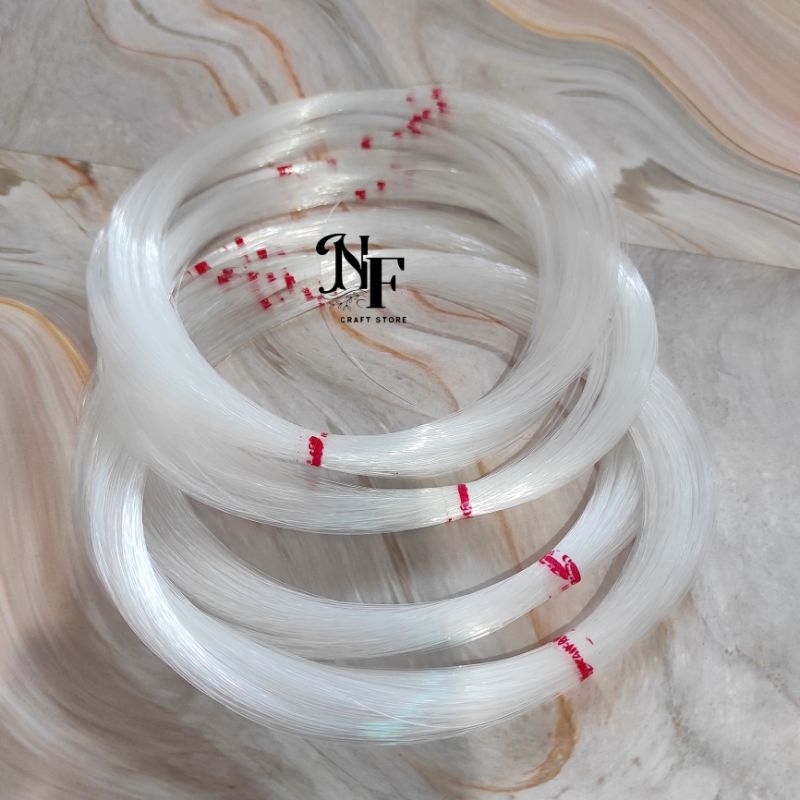 Tali senar untuk bros/ Konektor masker/ tasbih/ untuk kerajinan tangan