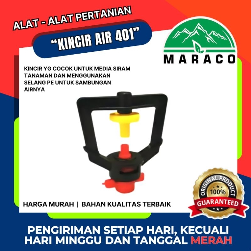 KINCIR AIR MERAH-KUNING-HITAM 401 ( SPRINKLER SPRINKLER KINCIR AIR MERAH-KUNING-HITAM 401 )
