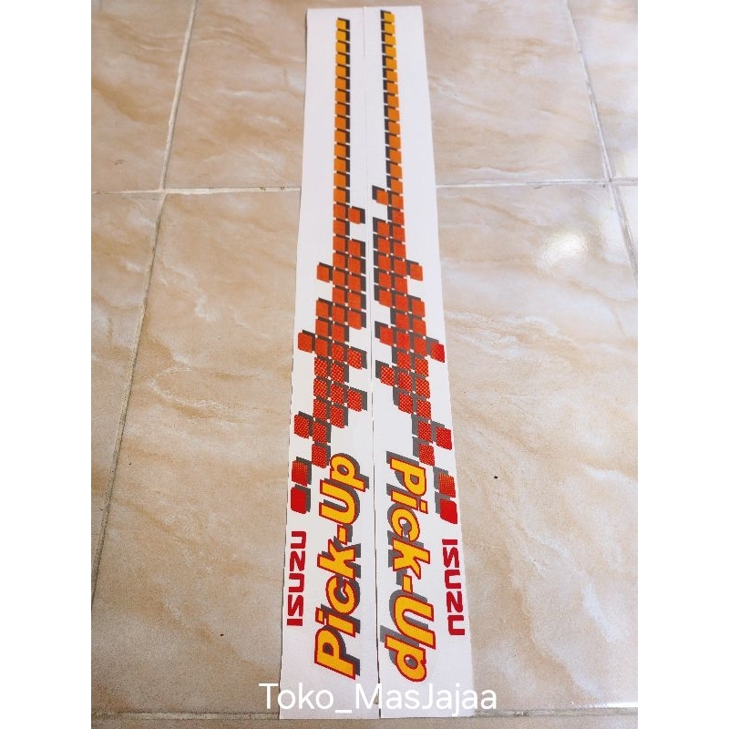 Stiker body isuzu panther pick up / sticker body mobil panther pick up / stiker panther
