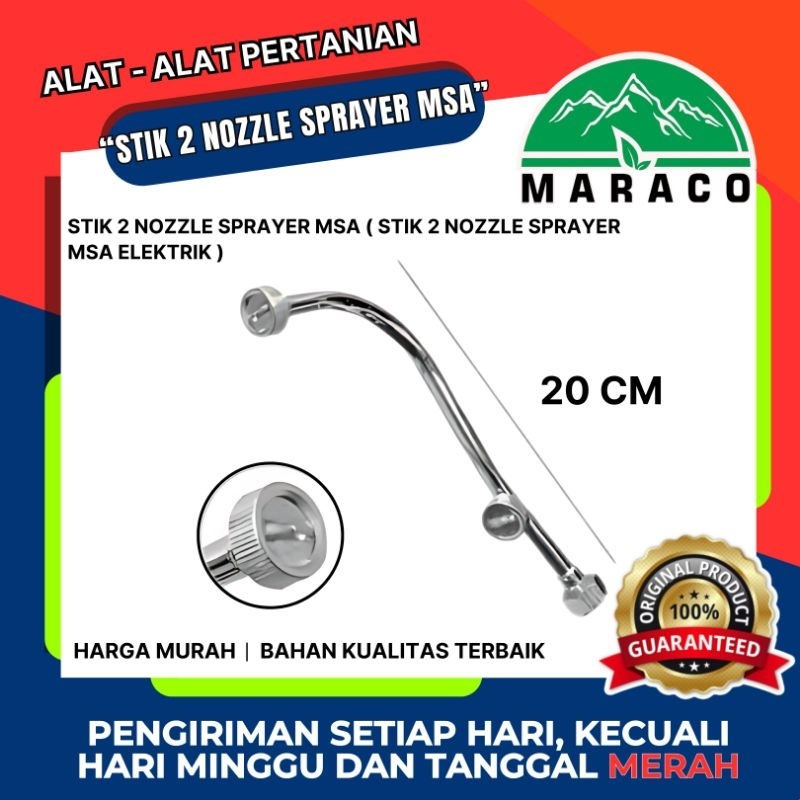STIK 2 NOZZLE SPRAYER MSA ( stik 2 nozzle sprayer msa elektrik )