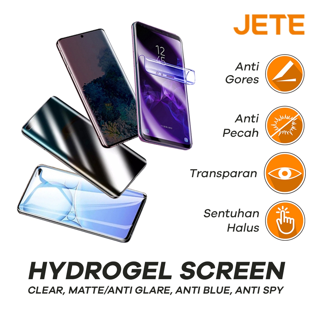 JETE Hydrogel Screen Protection All Type Handphone | Hydrogel