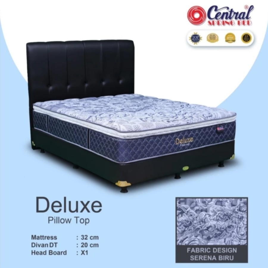 Kasur Springbed Central 180x200 Deluxe Pillaw Top Bandung
