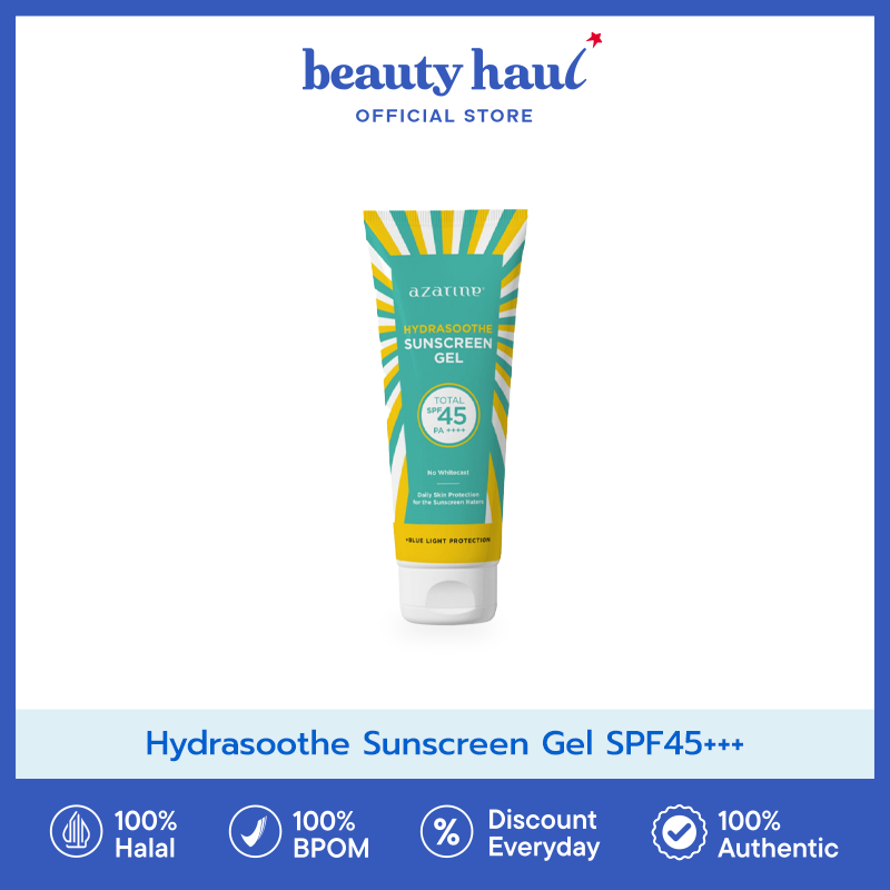 AZARINE Hydrasoothe Sunscreen Gel SPF45+++ - Sunscreen untuk Kulit Berminyak & Semua Jenis Kulit