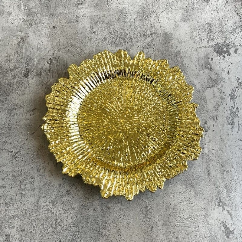 PIRING KUE/PIRING SAJI/PIRING MEWAH/PIRING GOLD/PIRING PLASTIK/WADAH SAJI