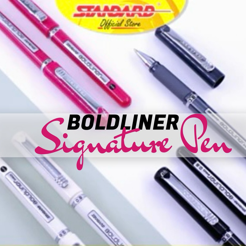 

SIGN PEN STANDARD BOLDLINER | HITAMdan BIRU | 0.8-1.0mm | PEN TANDA TANGAN | ECER