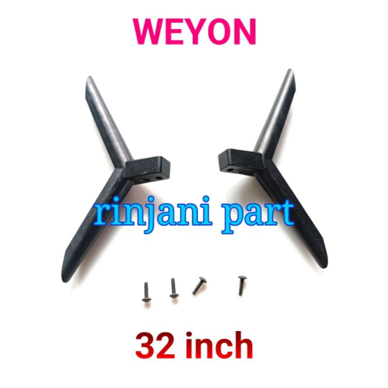 STAND KAKI DUDUKAN BRAKET TV LED WEYON 24 INCH