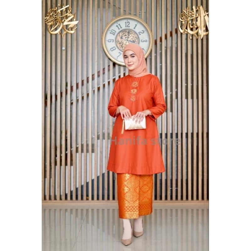 tunik kondangan batu Payet terbaru brand kamari bahan toyobo fodu