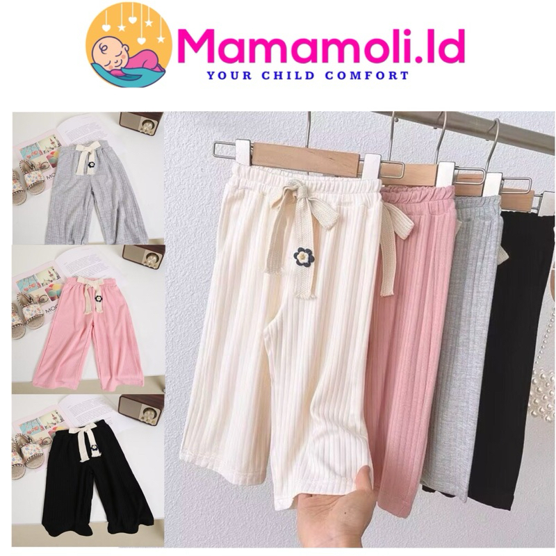 Celana Anak Cewek Perempuan Model Celana Kulot 4 Warna/Celana Panjang Anak Cewek