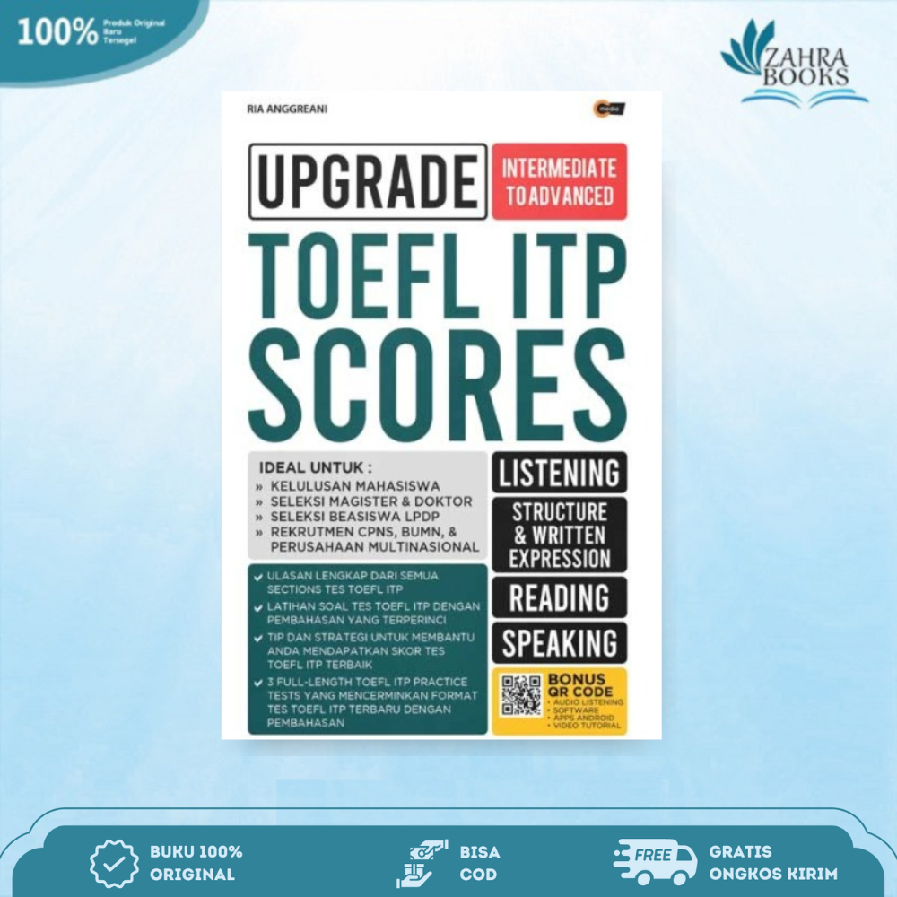 Buku Upgrade Toefl ITP Scores By Ria Anggraeni - Agro