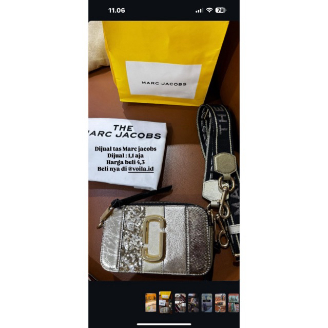 Preloved Tas marc Jacobs