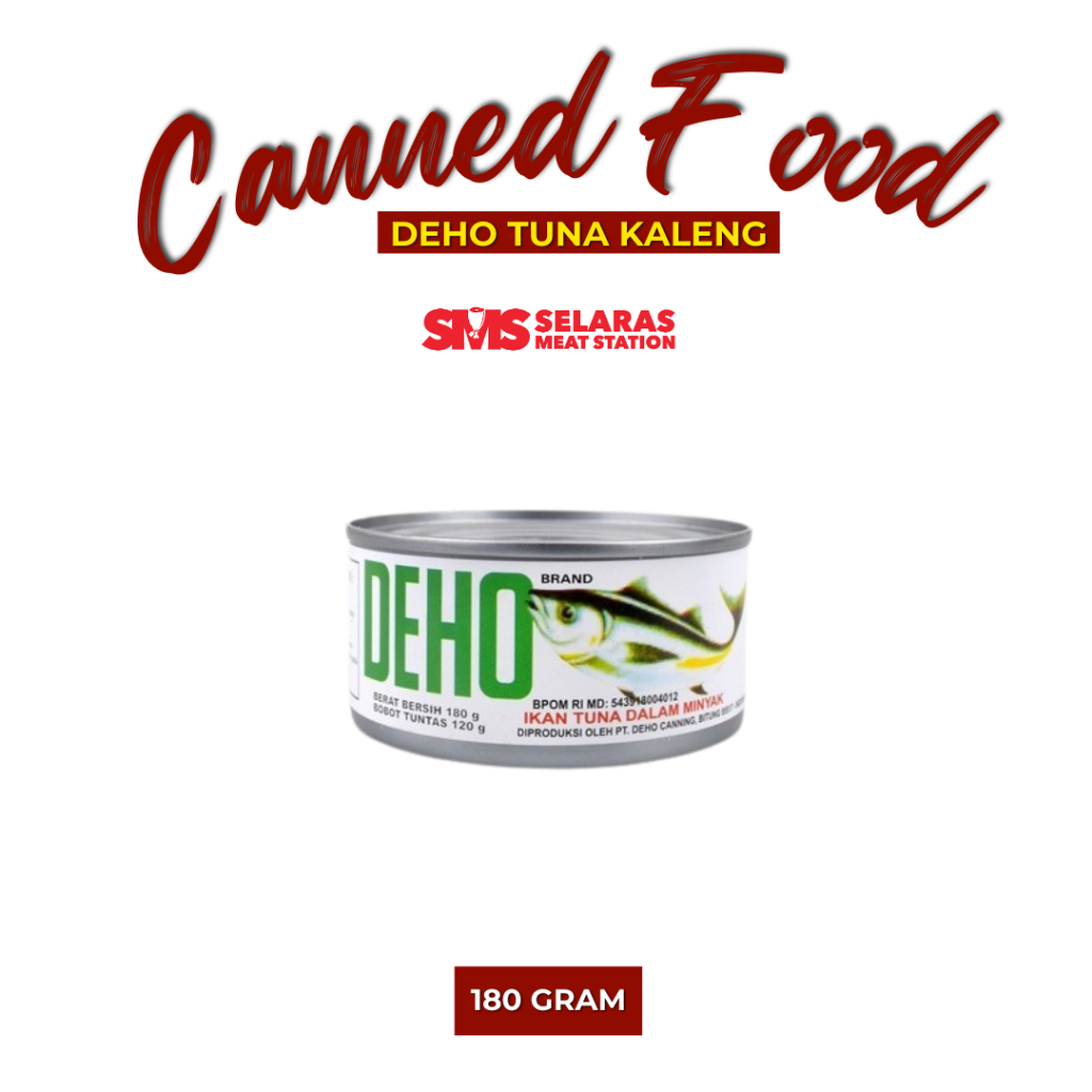 

Deho Tuna Chunk in Oil Ikan Tuna Kaleng 180 Gram Tangerang Selatan