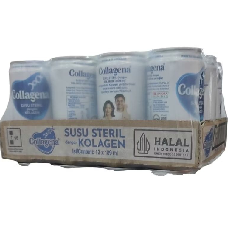 

12 PCS / 1 lusin Collagena susu steril dengan kolagen 189ml