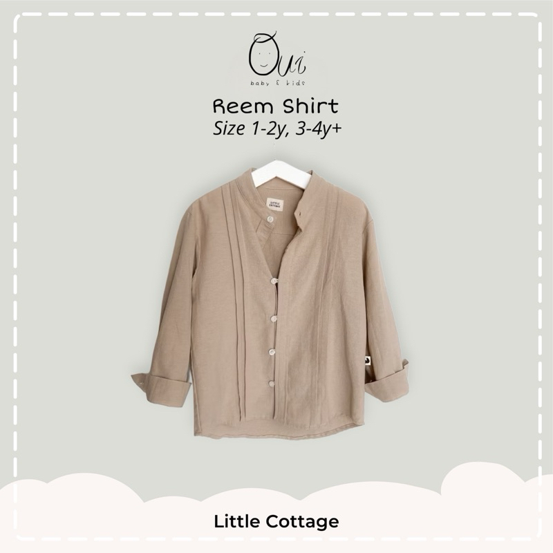 Little Cottage Reem Shirt / kemeja linen anak laki-laki 1-4 tahun