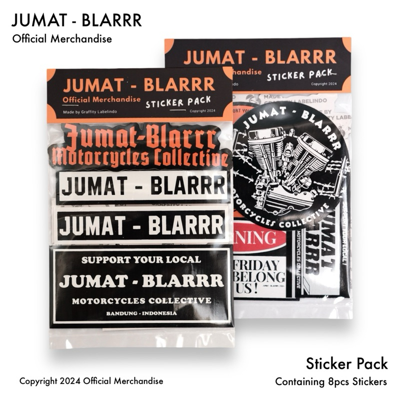 

Sticker Pack JUMAT - BLARRR Official Merchandise 2024