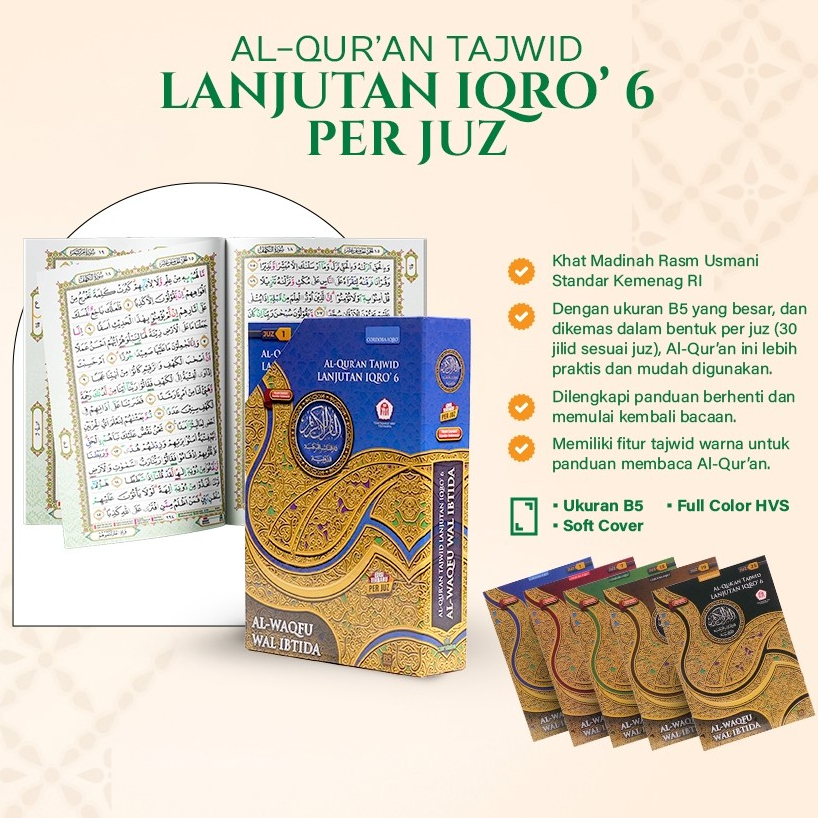 Al-Qur'an Per juz ukuran Besar B5