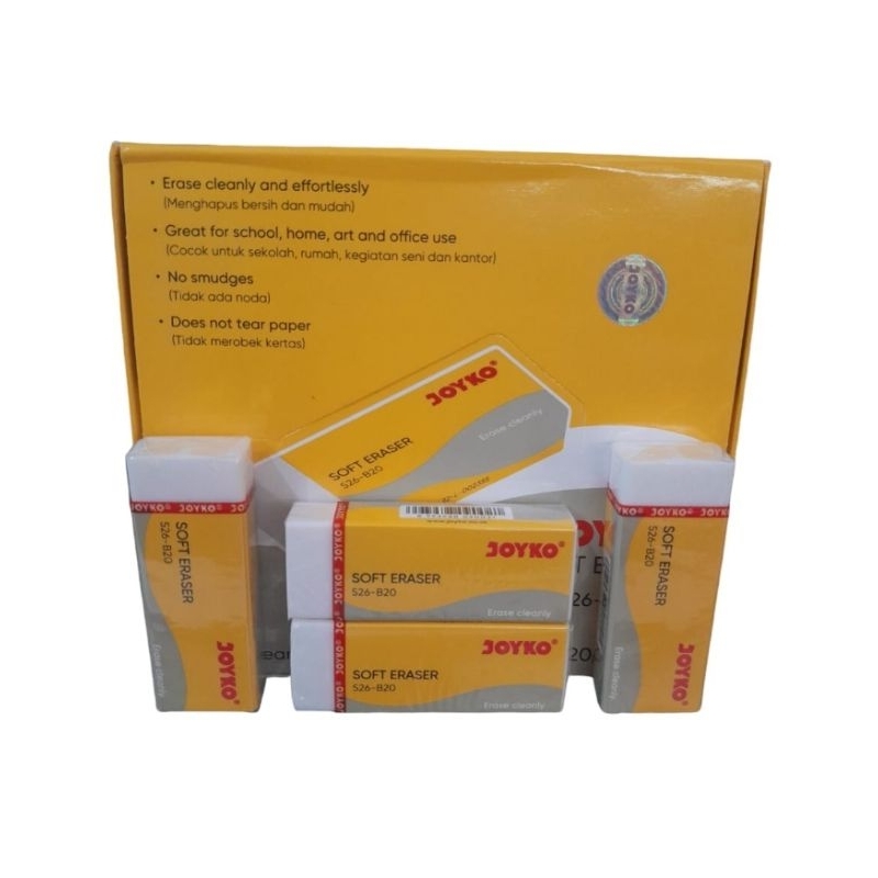 

penghapus pencil joyko besar isi 20pcs