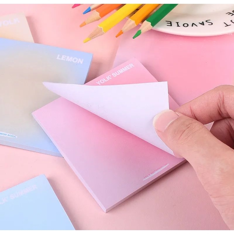 

Sticky Notes kertas warna warni gradasi 50 lembar