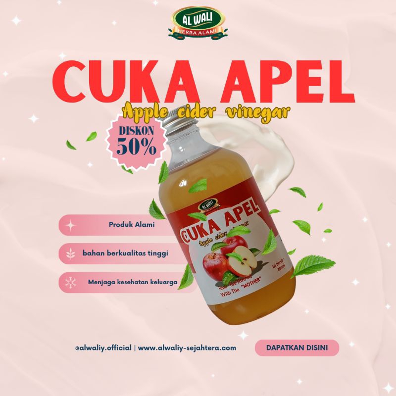 

CUKA APEL ALWALIY CUKA alami cuka apel premium