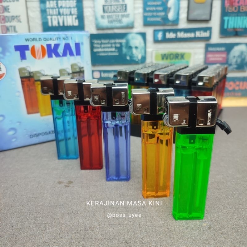 Korek Trondol Palu Tembak / Korek Api Unik Tokai Original