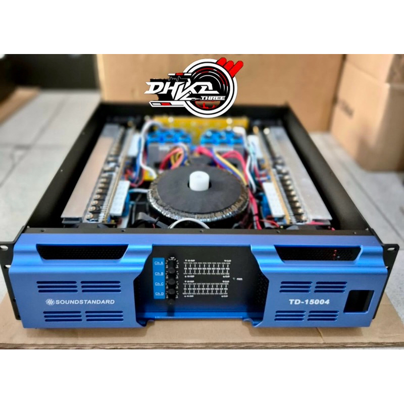 POWER SOUNDSTANDARD TD 15004 3U / POWER SOUNDSTANDART TD15004 4 Channel 3U / Power Soundstandard td 