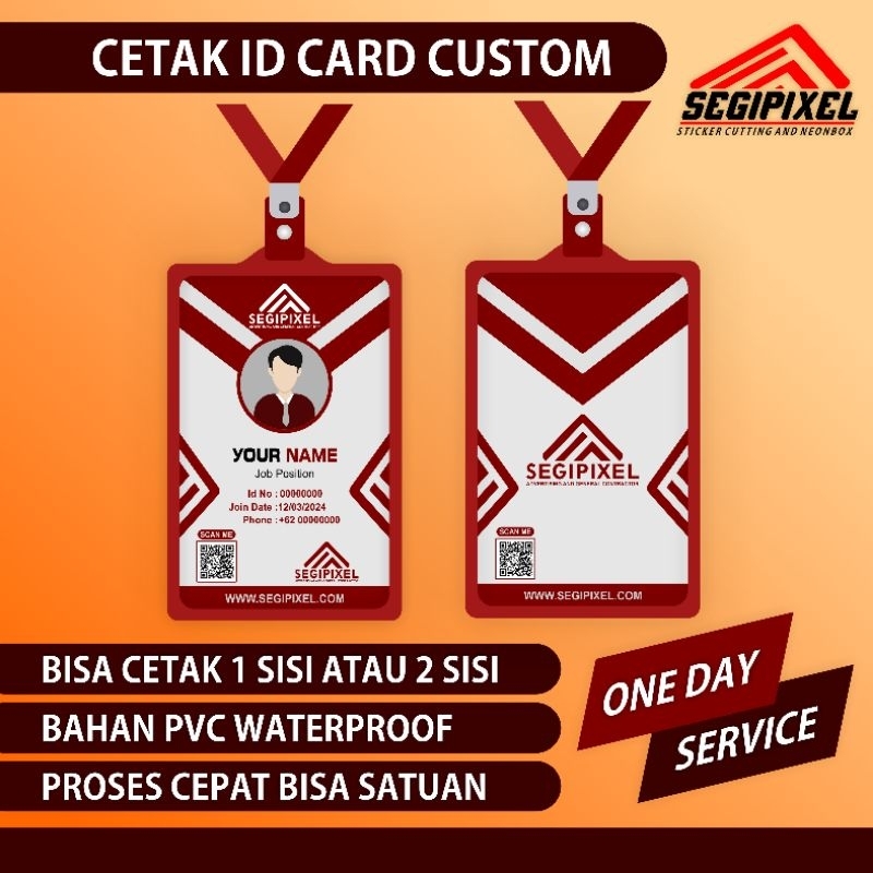 

Cetak Id card Custom/Name tag