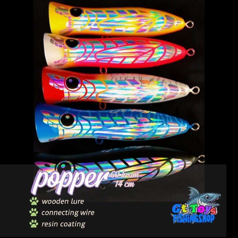 popper 60 gram 14 cm