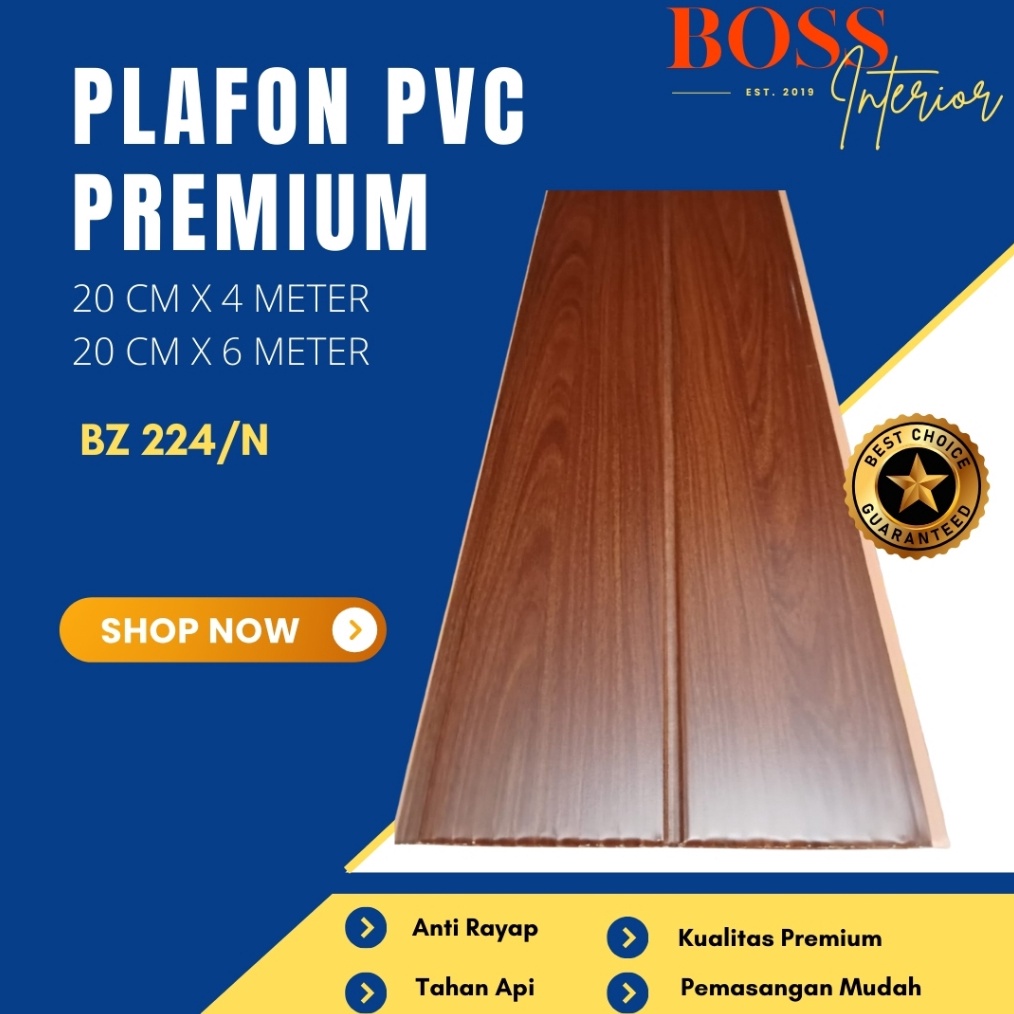 Plafon PVC Plavon Rumah Minimalis Aesthetic Banyak Motif Plafon Anti Rayap Anti Air rah