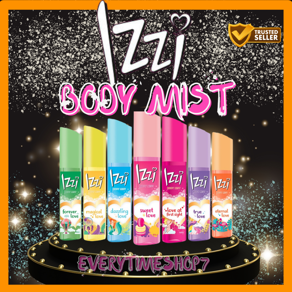 IZZI Body Mist Spray 100ml | IZZI Body Mist Spray Korean Series 100ml | Body Mist Izzi Parfum Wanita