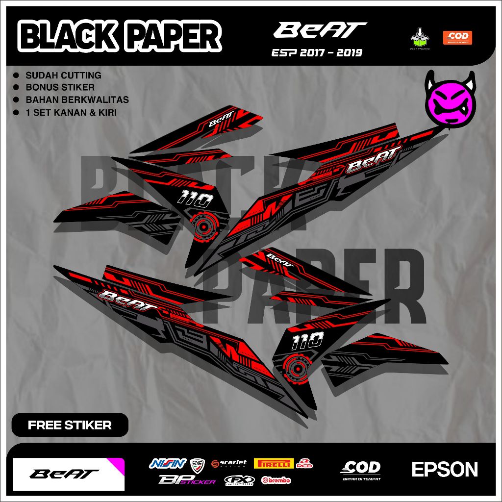 Striping Beat Fi New Esp 2016 2017 2018 2019 SIMPEL ( BTF 70 )